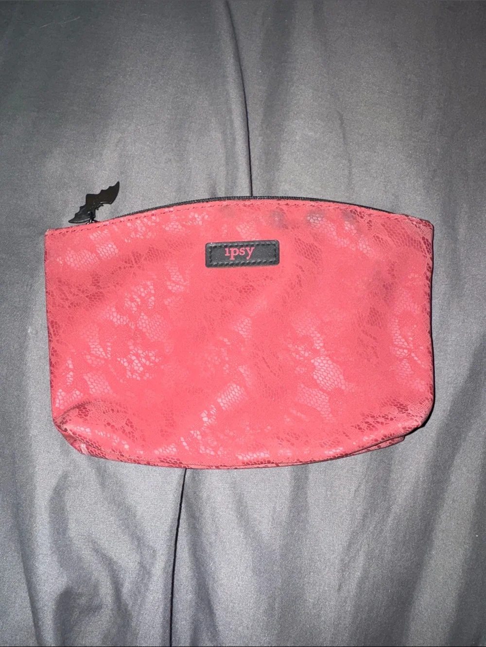 ipsy Pink Lace Cosmetic Bag